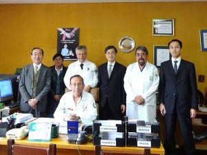 ボリビアにて、現地の共同研究者の先生方と。