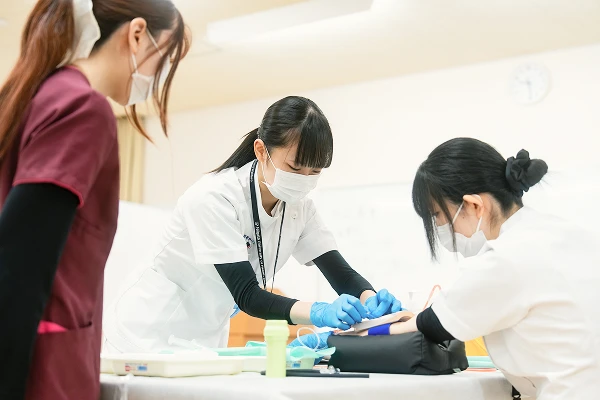 診療画像検査技術学実習風景