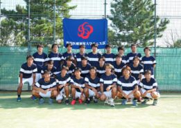 【テニス部】北信越学生対抗テニス王座決定戦で男子が創部初の優勝！